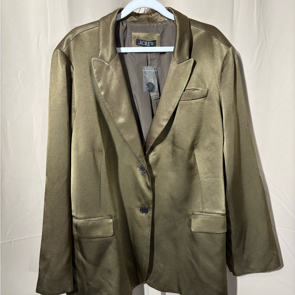 NWT J. Crew Metallic Blazer